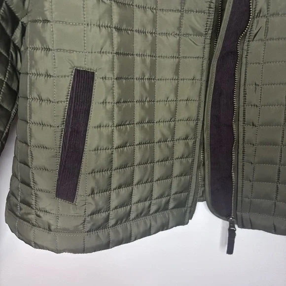 Tuckernuck NWT Olive Green Box Quilt Barn Coat Jacket Corduroy detail sz XL/XXL - Picture 6 of 8